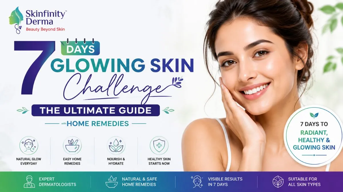 7 Days Glowing Skin Challenge Home Remedies